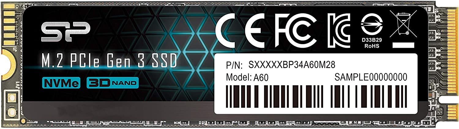 SSD SILICON A60 - 256GB (M2.PCIe 3x4)