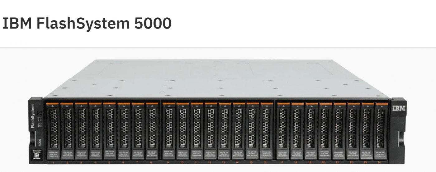 Thiết bị lưu trữ SAN IBM FlashSystem 5000
